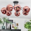 Ripoll Deckenleuchte Glas 15 cm Kupferfarben, 7-flammig