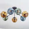 Ripoll Deckenleuchte Glas 15 cm Blau, Gold, Grün, 7-flammig