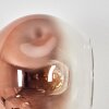 Ripoll Wandleuchte Glas 15 cm Chrom, Gold, Klar, Kupferfarben, Rauchfarben, 3-flammig
