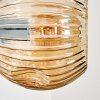Ripoll Wandleuchte Glas 15 cm Bernsteinfarben, Klar, Rauchfarben, 3-flammig