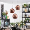 Ripoll Hängeleuchte Glas 20 cm Kupferfarben, 3-flammig