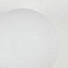 Gastor Wandleuchte Glas 15 cm Weiß, 3-flammig
