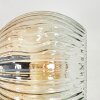 Ripoll Wandleuchte Glas 15 cm Bernsteinfarben, Klar, 3-flammig