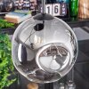 Ripoll Hängeleuchte Glas 20 cm Klar, Rauchfarben, 3-flammig