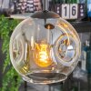 Ripoll Hängeleuchte Glas 15 cm Bernsteinfarben, Klar, 4-flammig