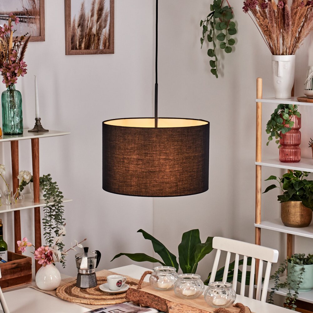 Bassagoda Hängeleuchte 35 cm Schwarz, Weiß, 1-flammig main product photo