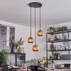 Ripoll Hängeleuchte Glas 15 cm Kupferfarben, 3-flammig