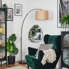 Soungou Stehleuchte 38 cm Chrom, Schwarz, 1-flammig
