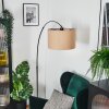 Soungou Stehleuchte 38 cm Chrom, Schwarz, 1-flammig