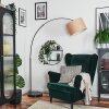Soungou Stehleuchte 38 cm Chrom, Schwarz, 1-flammig