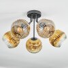 Ripoll Deckenleuchte Glas 15 cm Gold, Klar, 5-flammig