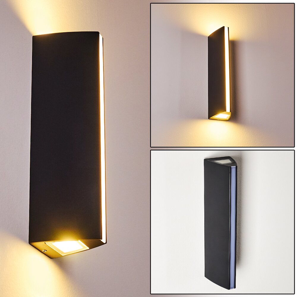 Rotterdamm Außenwandleuchte LED Schwarz, 1-flammig main product photo
