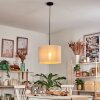Bassagoda Hängeleuchte 40 cm beige, Weiß, 1-flammig
