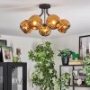 Ripoll Deckenleuchte Glas 15 cm Gold, 5-flammig