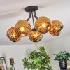 Ripoll Deckenleuchte Glas 15 cm Gold, 5-flammig