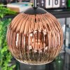 Ripoll Hängeleuchte Glas 15 cm Klar, Kupferfarben, 3-flammig