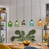 Lavel Hängeleuchte LED Blau, Grün, Klar, Orange, Rauchfarben, 5-flammig
