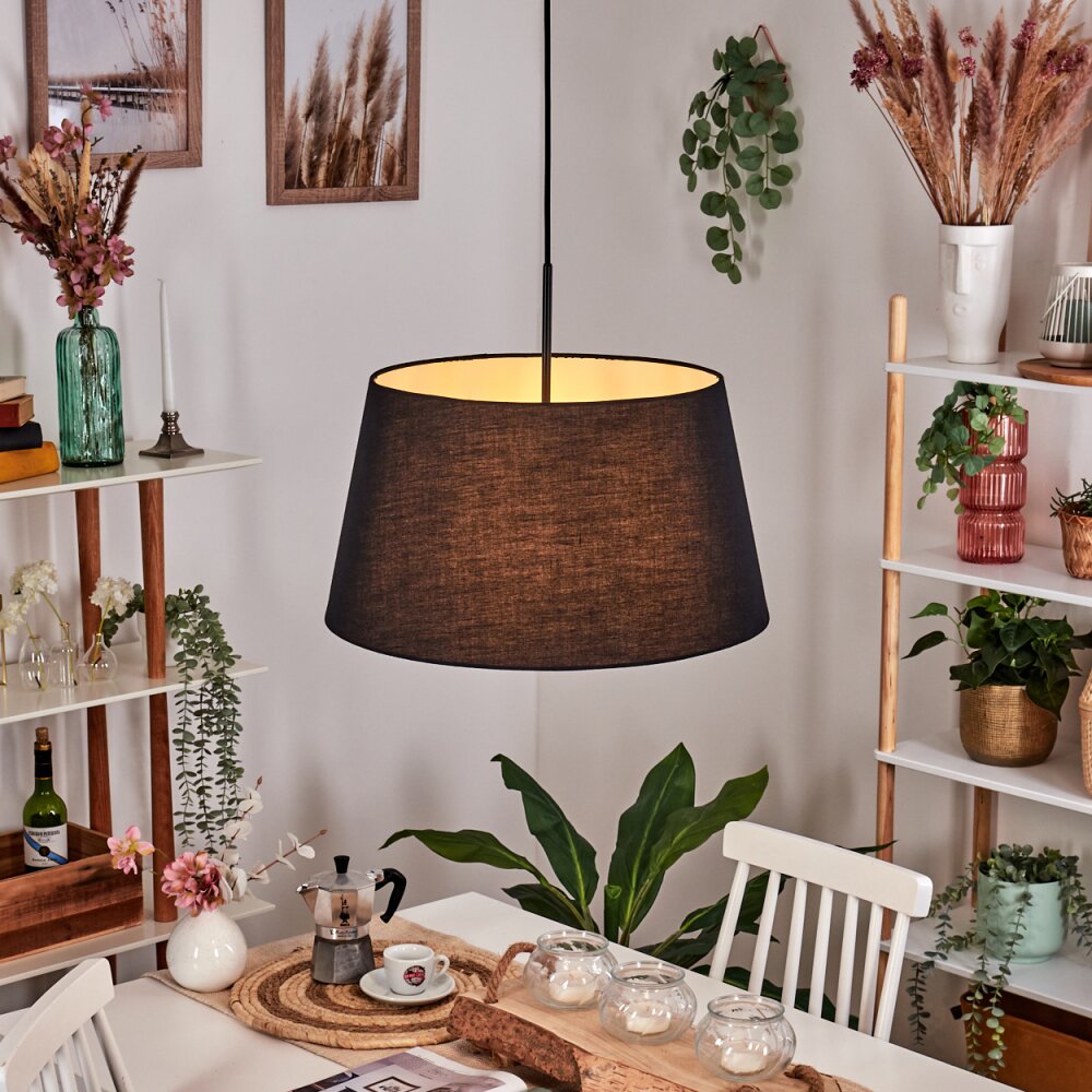 Bassagoda Hängeleuchte 45 cm Schwarz, Weiß, 1-flammig main product photo