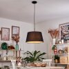 Bassagoda Hängeleuchte 45 cm Schwarz, Weiß, 1-flammig