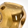 Ripoll Stehleuchte Glas 15 cm Gold, 3-flammig