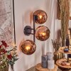 Koyoto Wandleuchte Glas 15 cm Kupferfarben, 3-flammig
