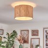Bongal Deckenleuchte Glas 35 cm beige, Naturfarben, 1-flammig