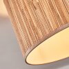 Bongal Deckenleuchte Glas 35 cm beige, Naturfarben, 1-flammig