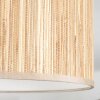 Bongal Deckenleuchte Glas 35 cm beige, Naturfarben, 1-flammig