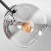 Koyoto Deckenleuchte Glas 15 cm Bernsteinfarben, Klar, Rauchfarben, 5-flammig