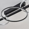 Jenar Deckenleuchte LED Schwarz, 1-flammig