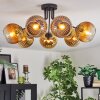 Koyoto Deckenleuchte Glas 15 cm Gold, Klar, 7-flammig