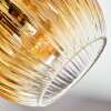 Koyoto Deckenleuchte Glas 15 cm Gold, Klar, 7-flammig