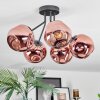 Ripoll Deckenleuchte Glas 15 cm Kupferfarben, 5-flammig