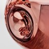 Ripoll Deckenleuchte Glas 15 cm Kupferfarben, 5-flammig