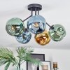 Ripoll Deckenleuchte Glas 15 cm Blau, Gold, Grün, 5-flammig