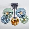 Ripoll Deckenleuchte Glas 15 cm Blau, Gold, Grün, 5-flammig