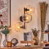 Ripoll Wandleuchte Glas 15 cm Klar, 3-flammig