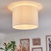 Bassagoda Deckenleuchte Glas 40 cm Weiß, 1-flammig