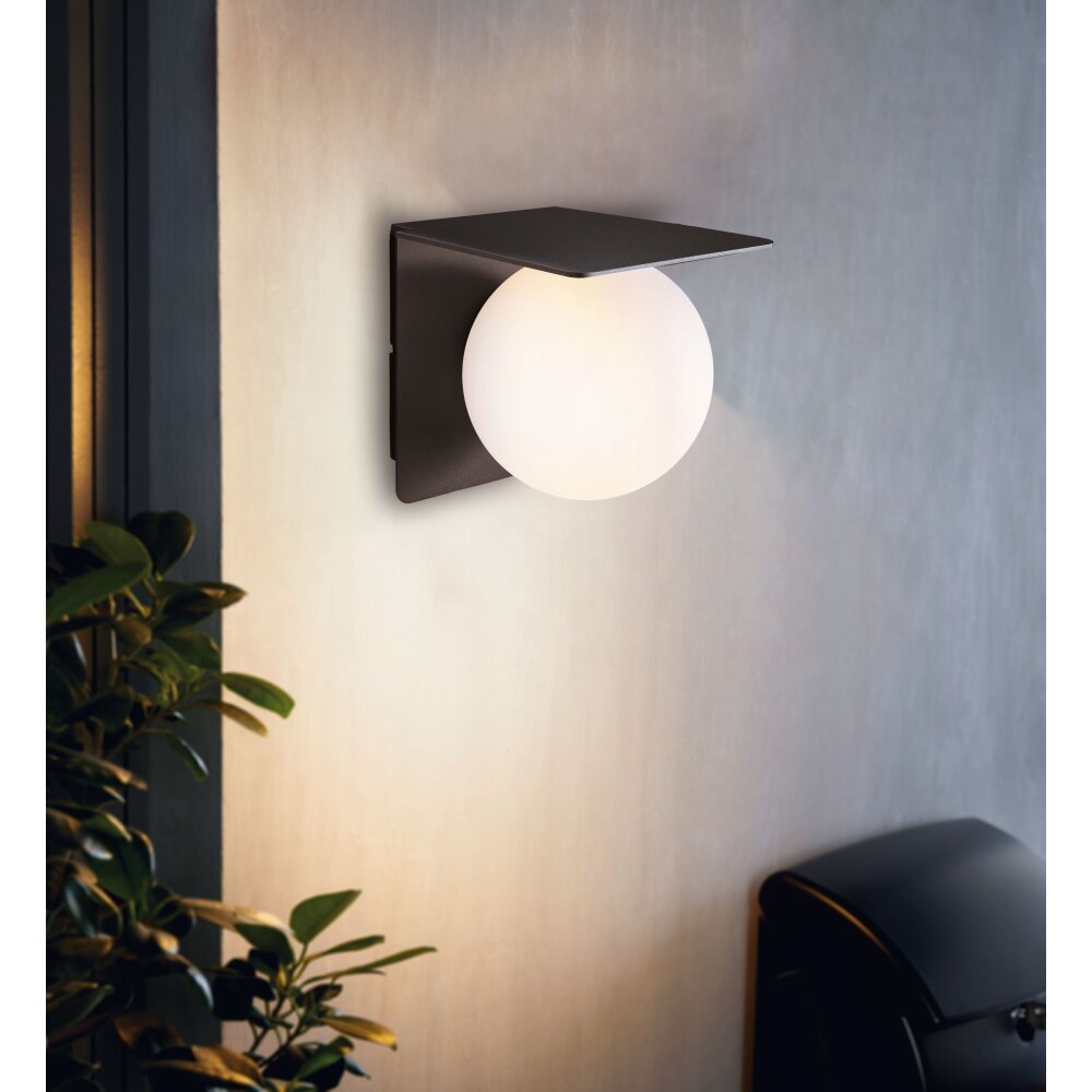 Eglo CORRIENTES Außenwandleuchte Schwarz, 1-flammig main product photo