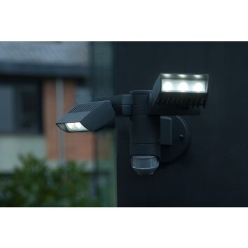 Lutec CORN Aussenwandleuchte LED Anthrazit, 6-flammig