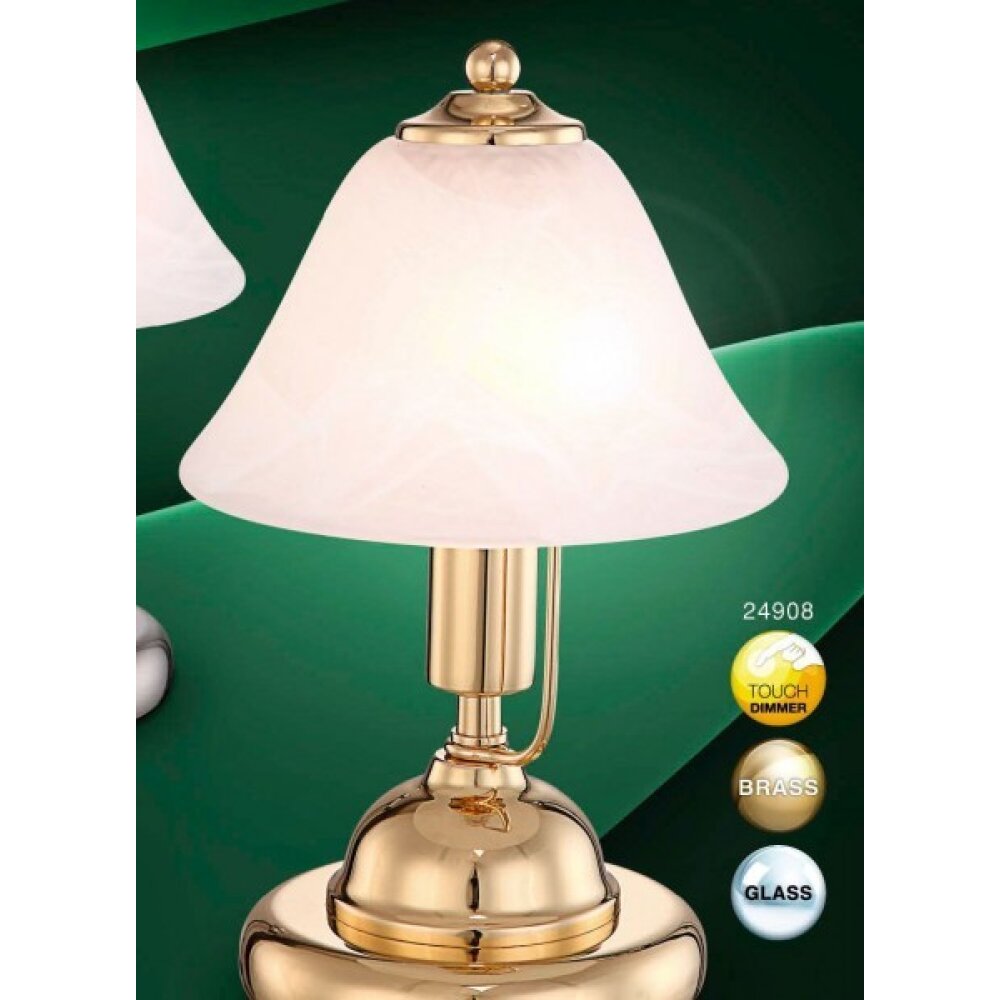 Globo ANTIQUE Tischleuchte Messing, 1-flammig main product photo
