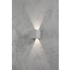 Konstsmide Cremona Wandleuchte LED Grau, 2-flammig