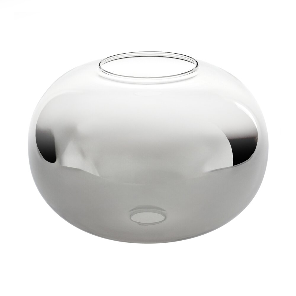 Glaslampenschirm Apedo Ersatzglas 30 cm Klar, Rauchfarben main product photo