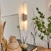 Morges Wandleuchte Nickel-Matt, 2-flammig