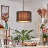 Soungou Hängeleuchte 38 cm Schwarz, Weiß, 1-flammig