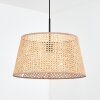 Barcos Hängeleuchte 45 cm Braun, Naturfarben, 1-flammig