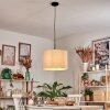 Bassagoda Hängeleuchte 40 cm beige, Weiß, 1-flammig