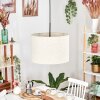 Bassagoda Hängeleuchte 40 cm beige, Weiß, 1-flammig