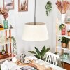 Bassagoda Hängeleuchte 45 cm beige, Weiß, 1-flammig