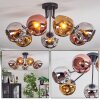 Ripoll Deckenleuchte Glas 15 cm Chrom, Gold, Kupferfarben, Rauchfarben, 7-flammig